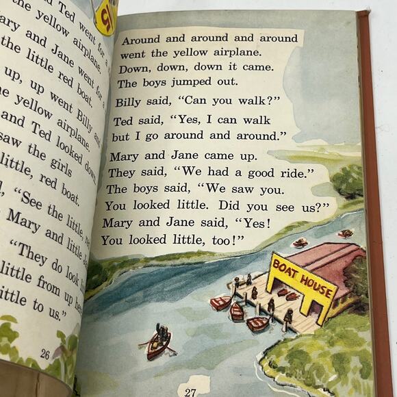 Vintage 1946 First Grade Reading Book - In The City And On The Farm - E Crabtree - Picture 5 of 7